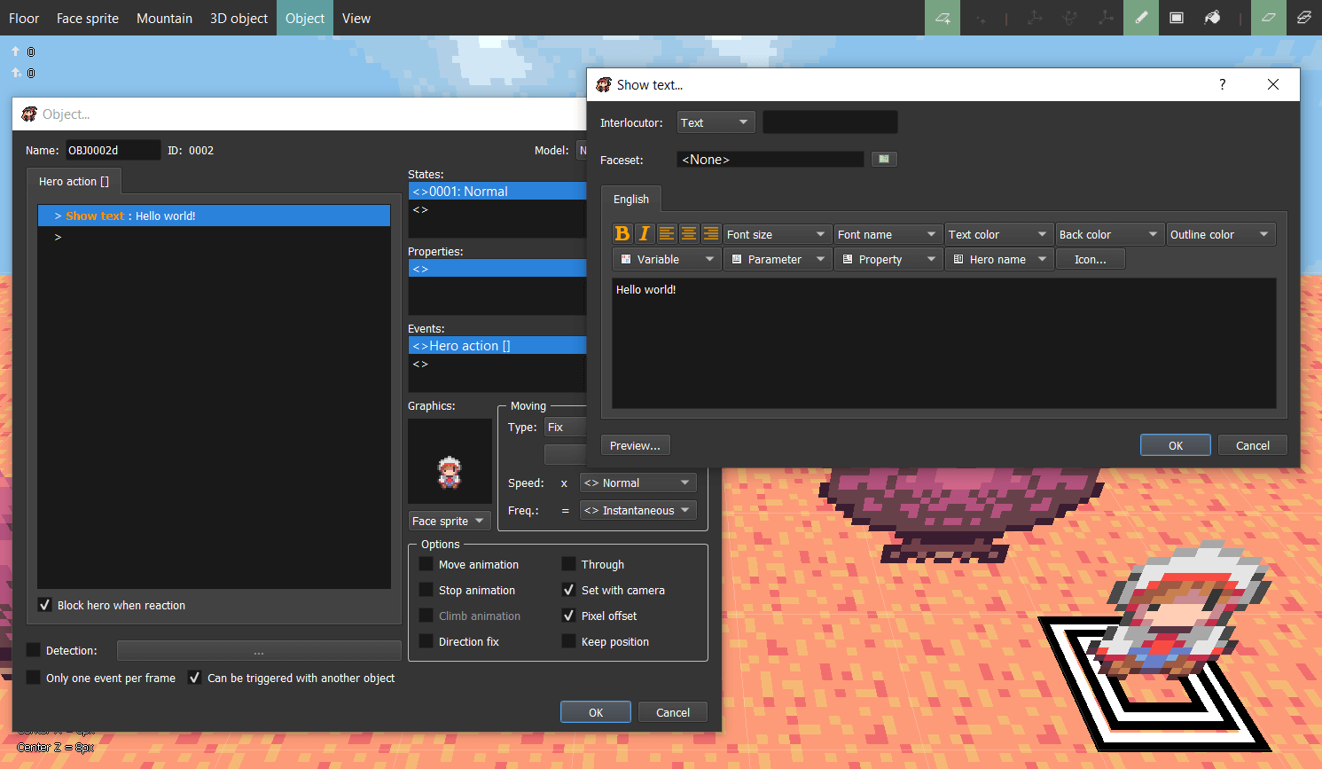 Adding events to objects in Game Maker